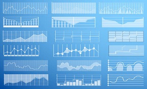 flat design charts collection 2